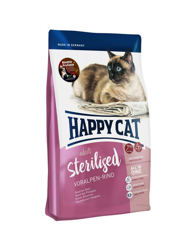 HAPPY CAT Supreme sterilised ar liellopa gaļu 300 g