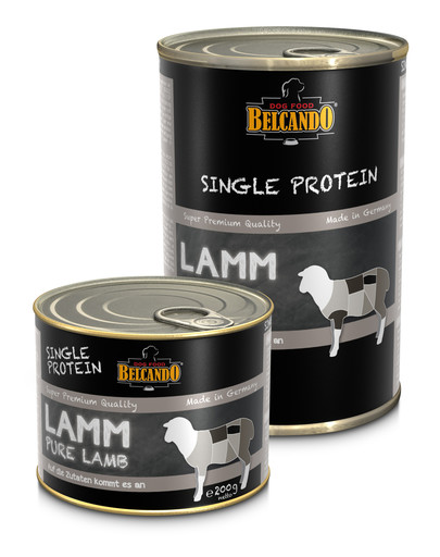 BELCANDO Single Protein Jēra gaļa 200 g mitrā barība suņiem