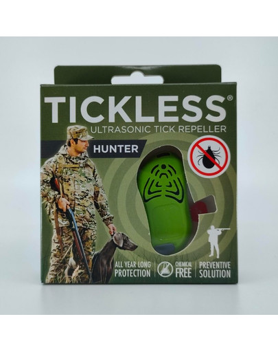 TICKLESS Hunter Ultraskaņas ērču atbaidīšanas līdzeklis medniekiem, zaļš