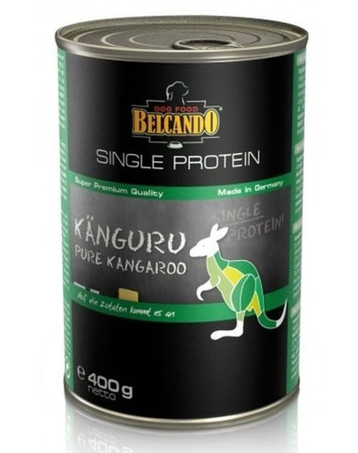 BELCANDO Single Protein Ķengura gaļa 6x400 g mitrā suņu barība