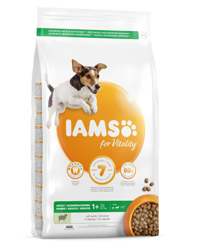IAMS For Vitality Adult Small & Medium Breed Lamb 5 kg