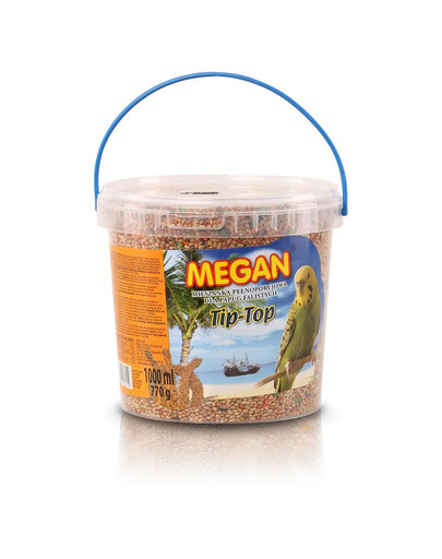 MEGAN Barība papagaiļiem 1l/770g