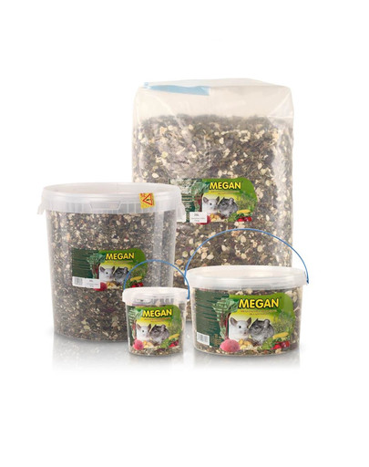 MEGAN Šinšillu barība 3l/915g