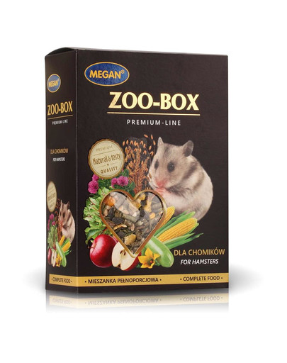 MEGAN Zoo-Box kāmjiem, 520g, pilnvērtīga formula