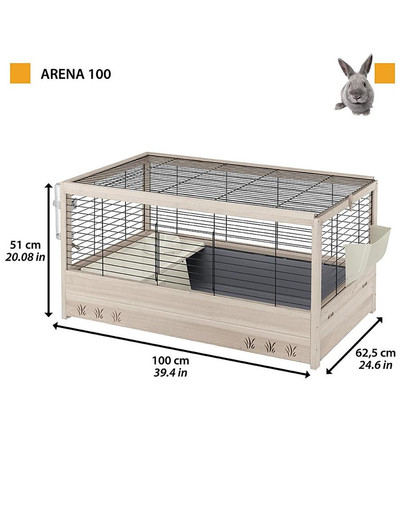 FERPLAST Arena 100 trušu būris