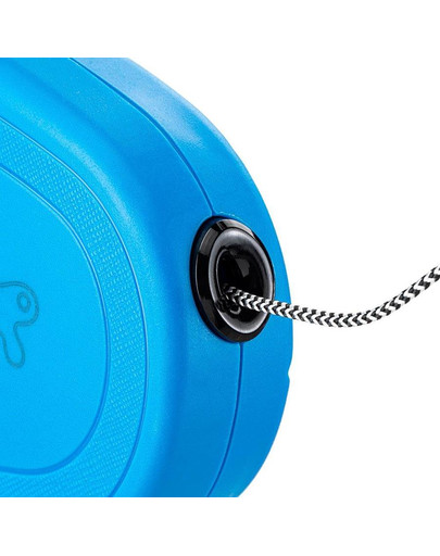 FERPLAST Flippy One Cord S Automātiskā pavada suņiem 4,5 m zilā krāsā