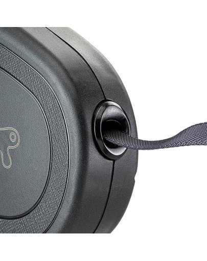 FERPLAST Flippy One Tape S Automātiskā pavada suņiem 4 m melnā krāsā