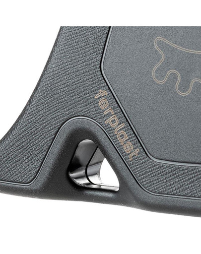 FERPLAST Flippy One Tape S Automātiskā pavada suņiem 4 m melnā krāsā