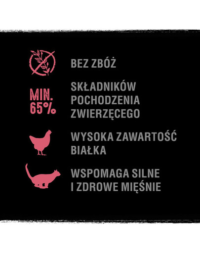 CRAVE konservi 24 x 85g - pastēte ar lasi un vistas gaļu (pilnvērtīga mitrā barība bez graudaugiem pieaugušiem kaķiem)