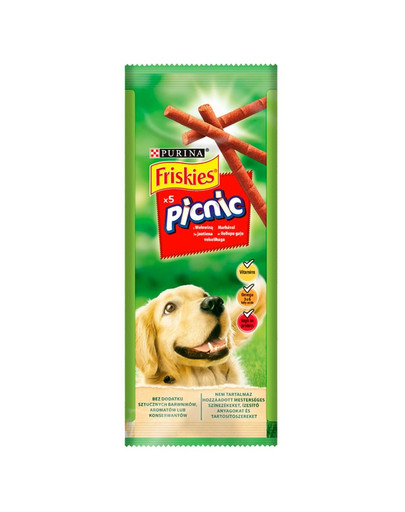 FRISKIES Pikniks ar liellopu gaļu 32x42g (160 gab.) Suņu našķi