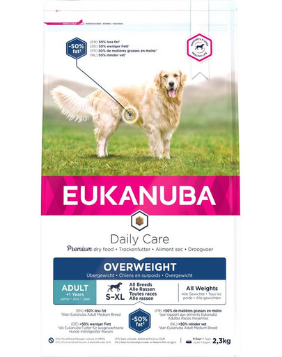EUKANUBA Daily Care Overweight Adult Dog 2,3 kg
