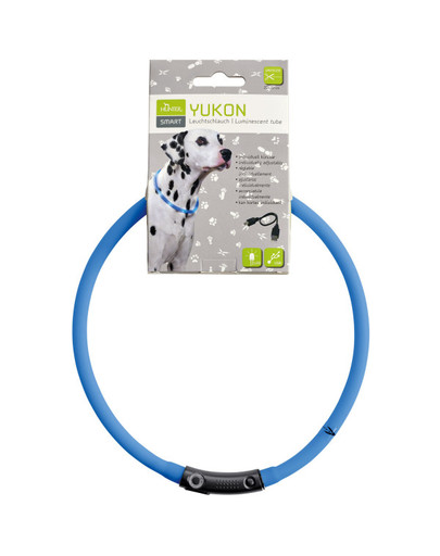 HUNTER LED Yukon antkaklis 20-70cm mėlyna