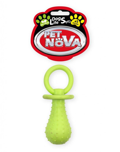 PET NOVA DOG LIFE STYLE zvana formas 14cm, dzeltens, piparmētru smarža