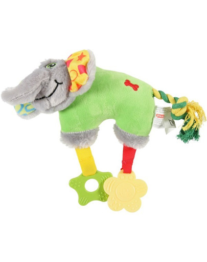 ZOLUX Puppy rotaļlieta zilonītis, zaļš 20 cm