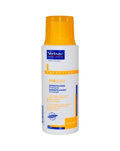 VIRBAC Pyoderm dermatoloģisks, antibakteriāls un pretsēnīšu šampūns 200 ml