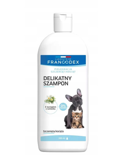 FRANCODEX Maigs šampūns kaķēniem un kucēniem 200 ml