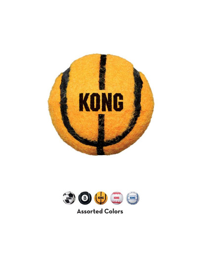 KONG Sport Balls Assorted (3pack) M, gumijas bumbiņas, 3 gab.