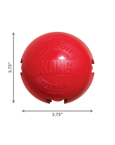 KONG Rotaļlieta bumbiņa biscuit ball s