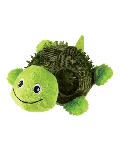 KONG Shells Turtle rotaļlieta suņiem S - bruņurupucis