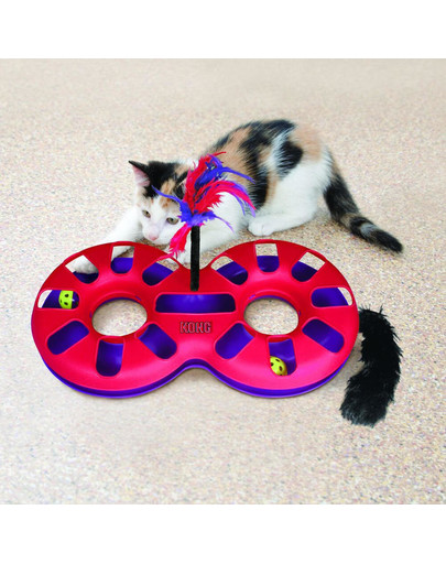 KONG Cat Active Eight Track interaktīvā rotaļlieta kaķiem