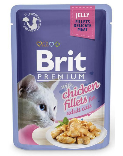 BRIT Premium vistas fileja želejā 24 x 85 g
