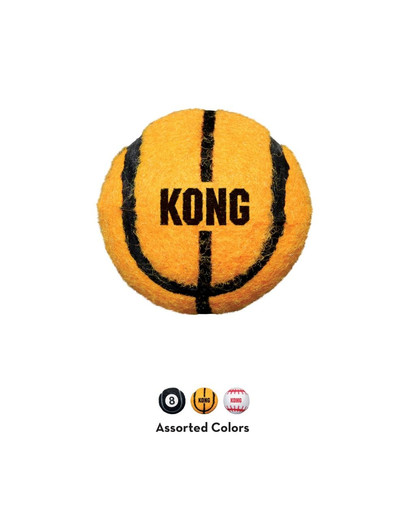 KONG Sport Balls Assorted L gumijas bumbiņas, 2 gab.