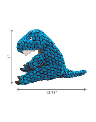 KONG Dynos T-Rex Blue rotaļlieta suņiem dinozaurs L.