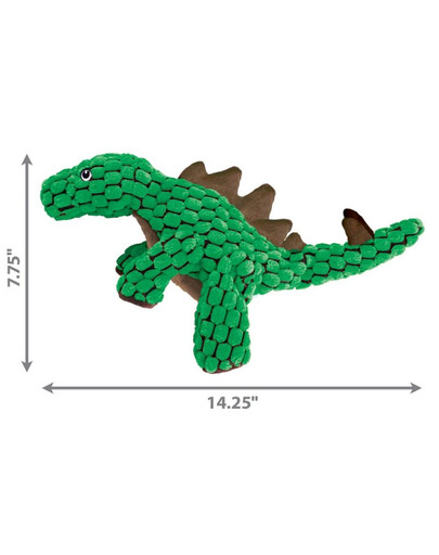 KONG Dynos Stegosaurus Green rotaļlieta suņiem dinozaurs L.