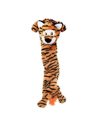 KONG Stretchezz Jumbo Tiger rotaļlieta suņiem tīģeris XL