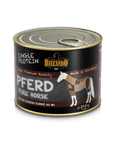 BELCANDO zirga gaļa monoproteīnu barība suņiem 6 x 200 g
