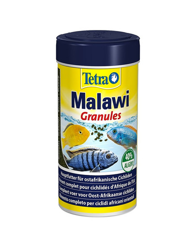 TETRA Malawi Granulas 250 ml barība cichlidiem un dekoratīvajām zivīm