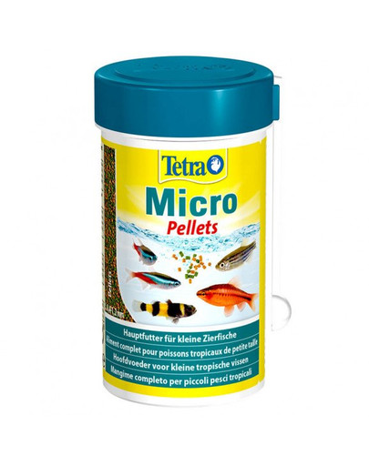 TETRA Micro Pellets 100 ml tropisko zivju barības granulas