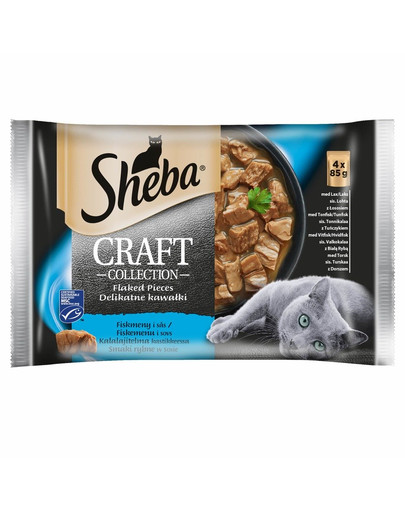 SHEBA Craft Collection mitrā kaķu barība mērcē 52 x 85 g paciņa