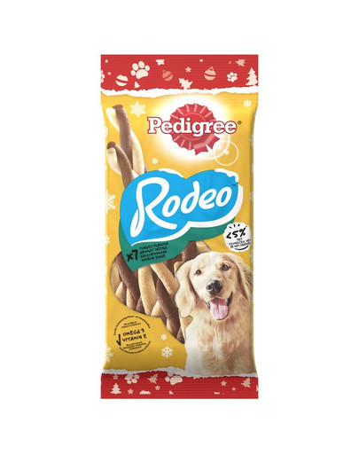 PEDIGREE Rodeo świąteczny przysmak o aromacie indyka dla dorosłych psów 123 g