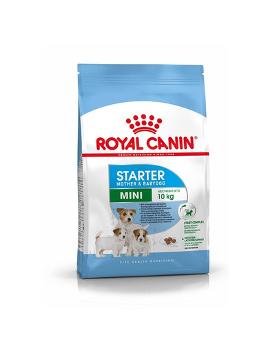 ROYAL CANIN Mini Starter Mother & Babydog 4 kg sausā barība grūsnām un laktējošām kucēm un kucēniem, 4 līdz 8 nedēļas, mazām šķirnēm 4 kg