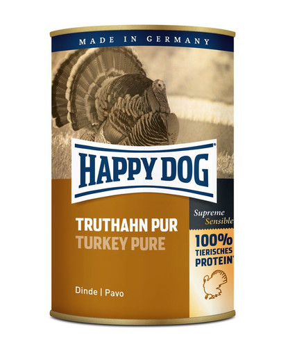 Happy Dog Truthahn Pur konservi suņiem ar tītara gaļu 400 g
