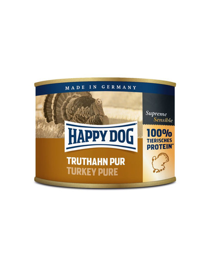 Happy Dog Truthahn Pur konservi suņiem ar tītara gaļu 200 g