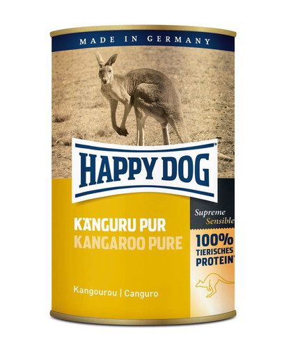 HAPPY DOG Kanguru Pur konservi ar ķenguru gaļu 400 g