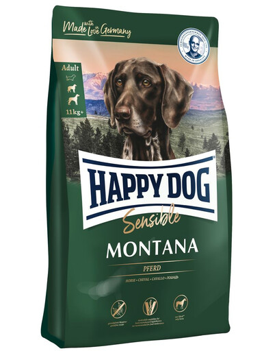 HAPPY DOG Sensible Montana 10 kg konina i ziemniaki