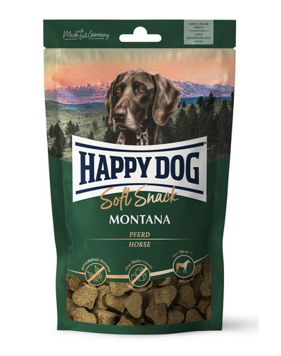 HAPPY DOG Soft Snack Montana 100 g zirga gaļa