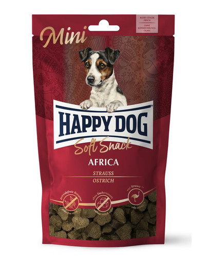 HAPPY DOG Soft Snack Mini Africa 100 g strauss