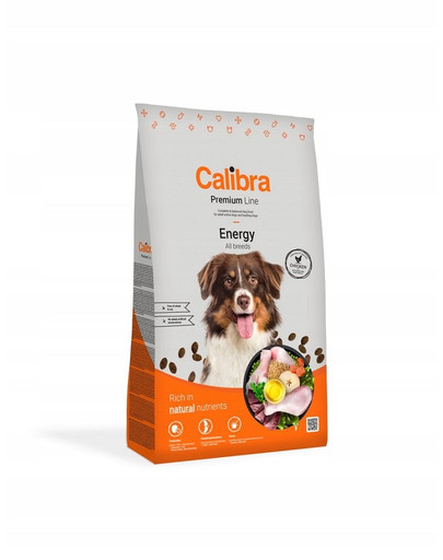 CALIBRA Dog Premium līnija Enerģijas 12 kg