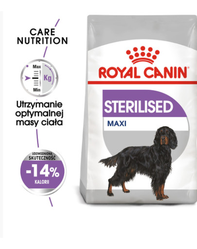 ROYAL CANIN CCN Maxi Sterilised 12 kg sausā barība pieaugušiem lielo šķirņu sterilizētiem suņiem