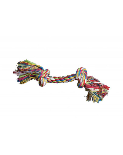 PET NOVA DOG LIFE STYLE 25 cm Superdental Septiņu krāsu kokvilnas virve, kas paredzēta visu vecumu suņiem.