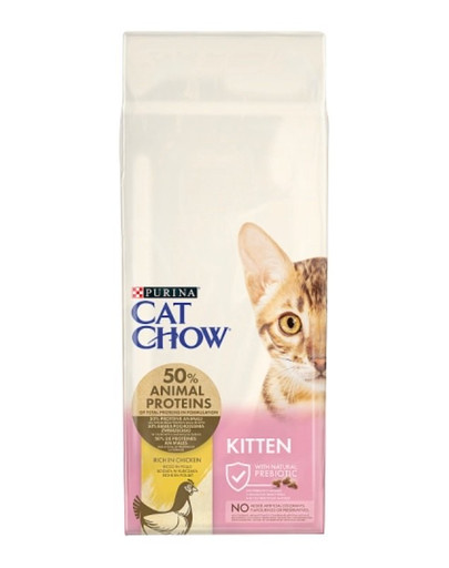 Purina Cat Chow kaķēniem ar vistu 15 kg