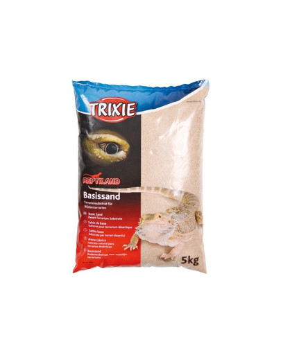 Trixie Basic Sand smėlio pagrindas dykumos terariumams 5 kg geltonas