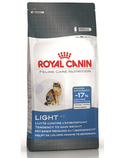 ROYAL CANIN Light 40 10 kg + 2 kg dāvanā