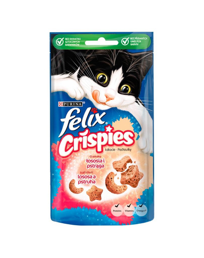 FELIX Crispes laša un foreles garšas našķi 50 g