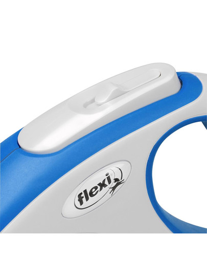 FLEXI New Comfort L Tape 8 m blue automātiskā pavada, zila