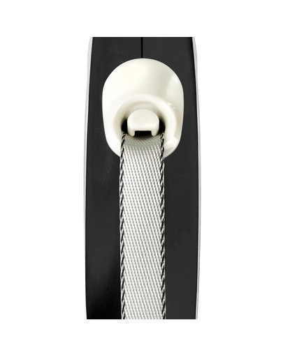 FLEXI New Comfort XS Tape 3 m black automātiskā pavada, melna